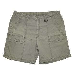 Wrangler Men’s Cargo Shorts Size 40 – Relaxed Fit Utility Outdoor Hiking Khaki